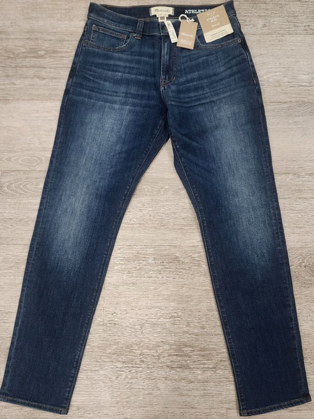 Madewell Athletic Slim Fit Coolmax Denim Edition Performance Jeans Men's W31 L32